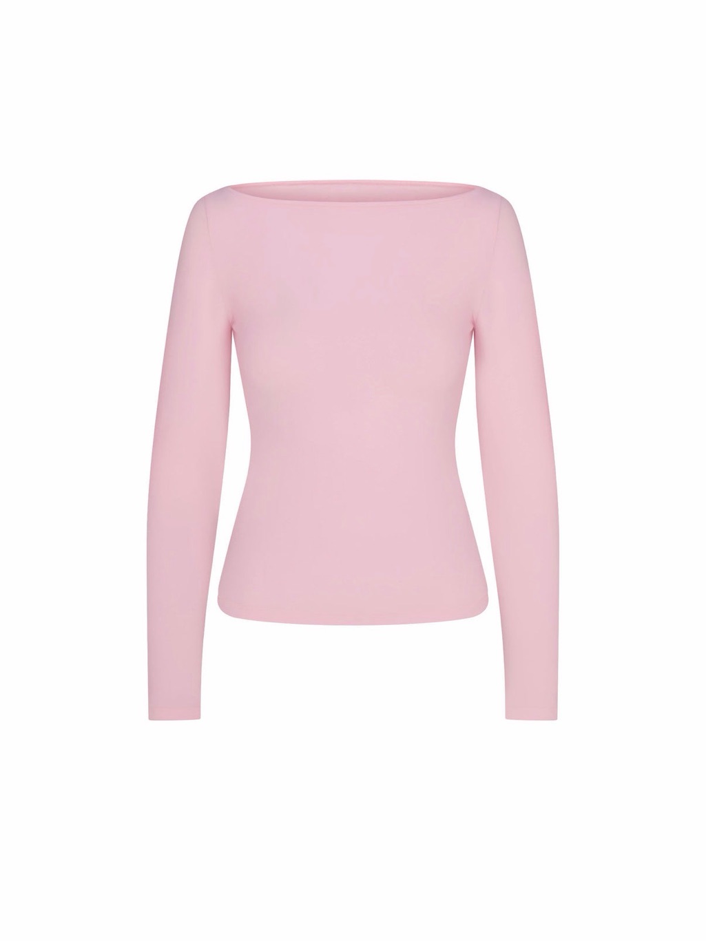 Nwt Skims Cotton Jersey Long Sleeve Boatneck Top Small